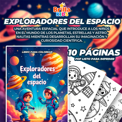 🌈 Paquete Brilla Kids – ¡10 libros para colorear y aprender!
